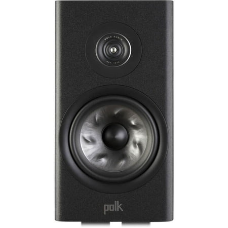 Polk Audio - Polk Reserve R200 Bookshelf Speaker, 1" Pinnacle Ring Tweeter & 6.5" Turbine Cone Woofer, Dolby Atmos & IMAX Enhanced - Black
