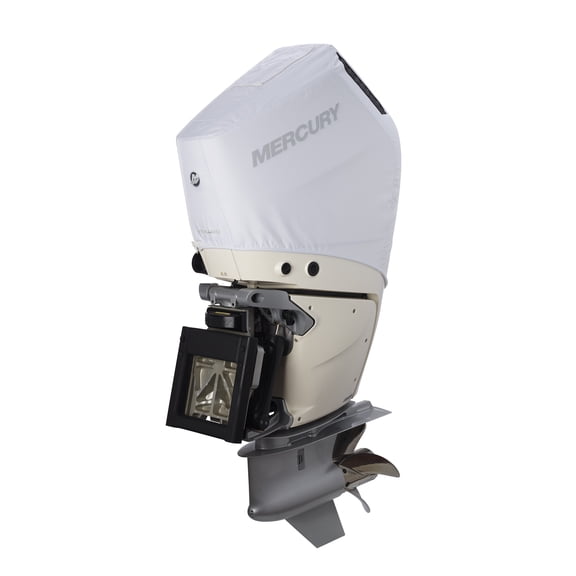 Mercury 8M0228525 5.7L V10 350hp Outboard Vented Splash Cover, White