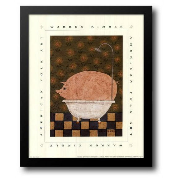 FrameToWall - Hog Wash 12x14 Framed Art Print by Kimble, Warren