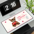 thumbnail image 3 of Happy Valentine's Day Abyssinian Brings Love Heart Desk Mat Full Keyboard Mouse Pad Cat Lover Kitten Owner Gifts Large Mousepad - 02028, 3 of 5