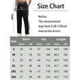 thumbnail image 6 of FEOYA Mens Casual Running Pants Athletic Straight Leg Sweatpants Open Bottom Joggers Drawstring Elastic Waist Trousers with Pockets for Training Jogging Active Workout L, 6 of 6