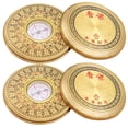 thumbnail image 1 of Shisuyan Portable Chinese Compass Copper Alloy Direction Identification Outdoor Camping 2Pcs, 1 of 9