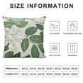 thumbnail image 6 of HENGT Sage Green Decorative Dahlia Boho Lumbar Pillow Covers , Geometric Floral Elegant Gray Green White Decor Rustic Farmhouse Throw Pillows Cushion Cases for Sofa Bed Decorations 2 pcs, 6 of 6
