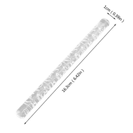 

Embossing Rolling for Baking Depth Gauge Rolling Pin Bread Roller Nonstick Rolling Letterpress Mini Silicone Rolling Pin Non Stick Rolling Pin with Thickness Rings Fondant Acrylics Printing Rolling