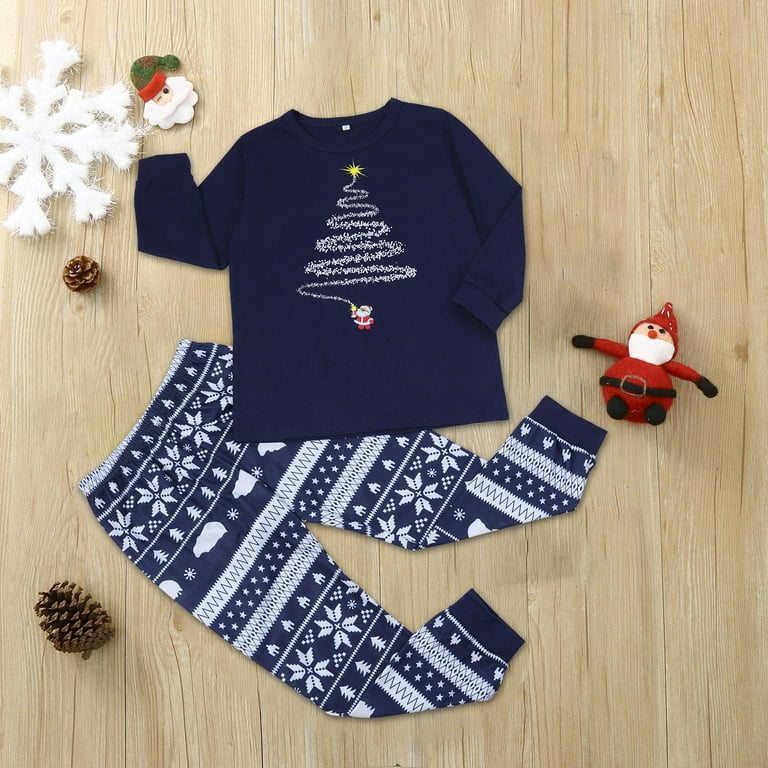 Lisingtool pajamas for women set Parent Child Children'S Clothing Parent  Child Warm Christmas Suit Plaid Print Home Service Children'S Suit matching