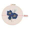 thumbnail image 2 of Rongfmy Embroidery Starter Kits Blue Blue with Hoop, 2 of 8