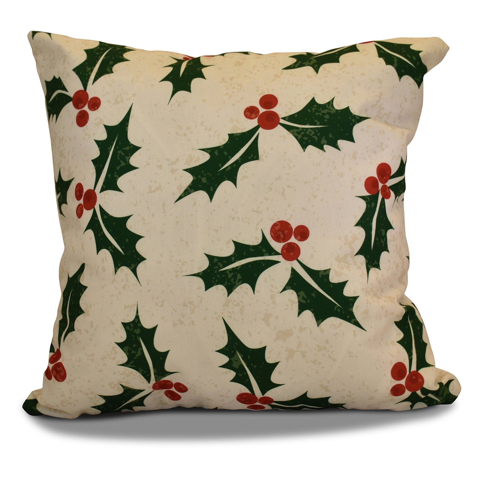 Simply Daisy 16" x 16" Allover Holly Floral Print Pillow