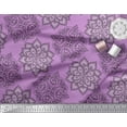 thumbnail image 3 of Soimoi Modal Satin Fabric Floral Mandala Fabric Prints By Yard 42 Inch Wide, 3 of 3