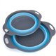 thumbnail image 1 of Filtro de silicona plegable para cocina, respetuoso con el medio ambiente, no tóxico, fácil de limpiar, 2 tamaños, incluidos 8 pulgadas y 9,7 pulgadas, azul BANYUO  Electrónica, 1 of 6