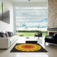 thumbnail image 6 of Ahgly Company Indoor Rectangle Patterned Yellow Novelty Area Rugs, 7' x 10', 6 of 6