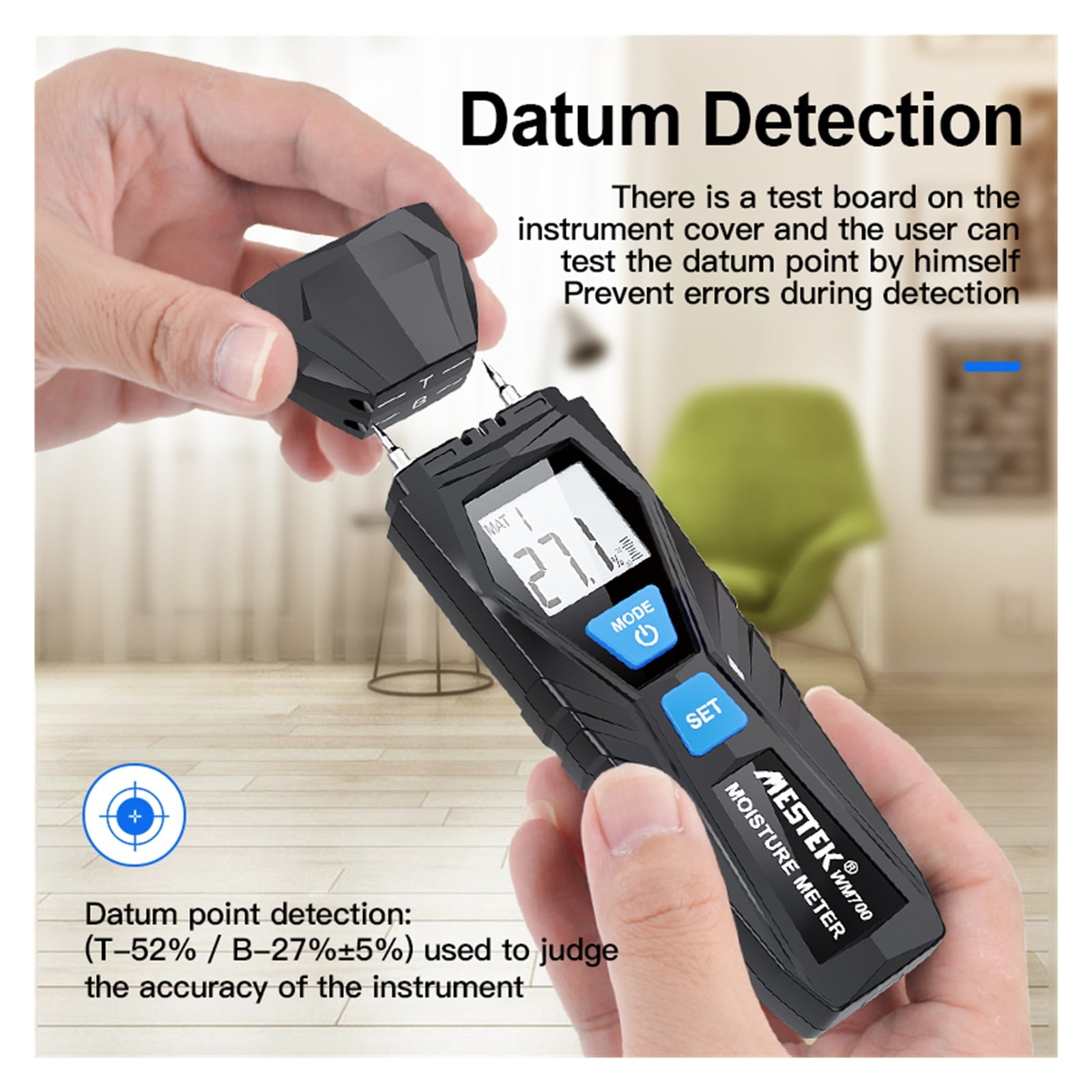 Two Pins Moisture Meter For Wood Digital Timber Damp Detector Portable Humidity Tester Wall Hygrometer Wood Humidity Tester ,Wide Applications