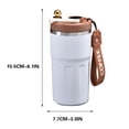 thumbnail image 3 of Moocorvic Travel Coffee Mug Coffee Cups Coffee Tumbler , Stainless Steel Vacuum Insulated Coffee Mug with Lid for Keep Hot/Ice Coffee, Intelligent Temperature Display 6.1inch, 3 of 7