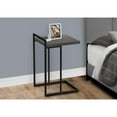 thumbnail image 4 of Accent Table C-shaped End Side Snack Living Room Bedroom Metal Grey, 4 of 11