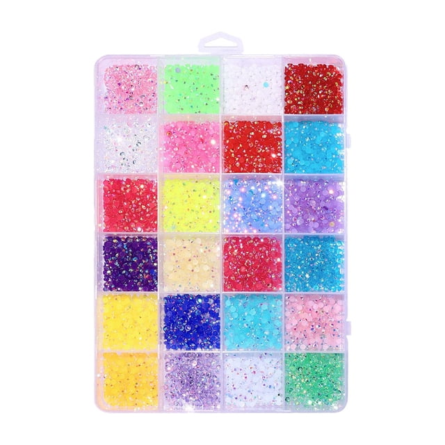 3500 Uds De Diamantes De Imitación Sunnimix Para Decoración De U?as Color Brillante Arte de uñas diamantes de imitación