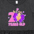 thumbnail image 4 of Inktastic 2 Years Old with Butterfly and Flowers Girls Toddler Dress, 4 of 5