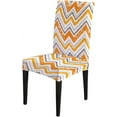 thumbnail image 3 of Dining Room Chair Covers Slipcovers Set of 4 Boho Geometric Stretch Removable Washable Printed Chair Cover Seat Protector for Hotel Ceremony for Kitchen Dining, 3 of 3