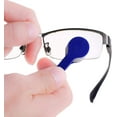 thumbnail image 5 of Mini gafas de sol de microfibra, limpiador de gafas, cepillo suave, herramienta de limpieza, Mini gafas de microfibra (Color aleatorio), 5 uds., 5 of 5