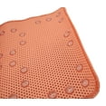 thumbnail image 3 of Dependable Industries Non Slip Soft Foam Shower Bathmat Suction Cups 36" x 17" Machine Washable Luxurious Thickness Peach, 3 of 5