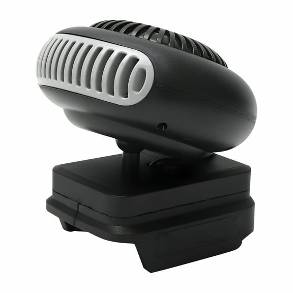 HIBIBUD Battery Portable Car Heater,170W Electric Car Heater with 2 Temperature Settings,Windshield Defrost Defogger 180 Degree Rotatable Car Heater Fan for Car Windshield