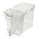 thumbnail image 2 of Hervidor de agua fría con grifo, jarra de jugo transparente, dispensador de bebidas heladas sellado 6L, 2 of 9