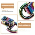 thumbnail image 4 of YOSADIER Purse Chain Parts Zinc Alloy Assorted Colors for Bag Accessories Secure Minimalistic Design 5 Pieces, 4 of 4