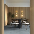 thumbnail image 4 of Ozarke Linear Glow Lamp, Modern Contemporary Wall Light Warm 3000K - Gold, 4 of 10
