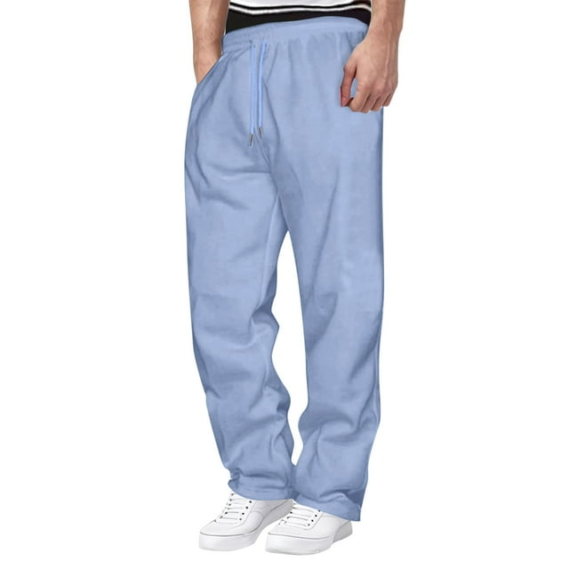 ameIAEA Men's Sweatpants Drawstring Elastic Waist Trousers Workout Running Lounge Pants with Pocket