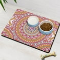 thumbnail image 2 of Dog Food Mat 24x32 inch Mandala Ethnic Tribal Boho Pet Feeding Mat Absorbent Waterproof Non-Slip Durable Dog Food Mat for Kitchen and Bathroom, 2 of 4