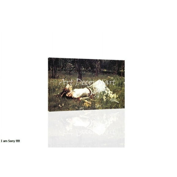 Waterhouse-Ophelia - CANVAS OR FINE PRINT WALL ART PRINT