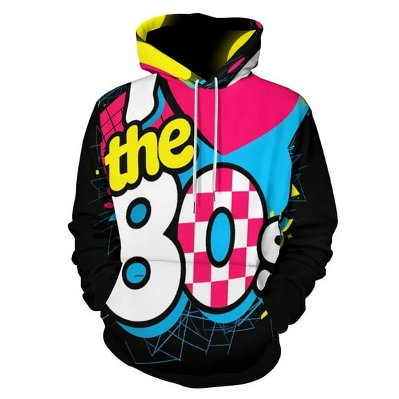 I Love The 80's Eighties Men's Women New Sweatshirt Hoodie Men's Plus Size Sweatshirt Hooded Sweatshirt 3d Printed Street Men's Cloth