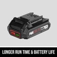 thumbnail image 2 of SKIL PWR CORE 20™ 20-Volt 2.0Ah Lithium-Ion Battery, BY519701, 2 of 5