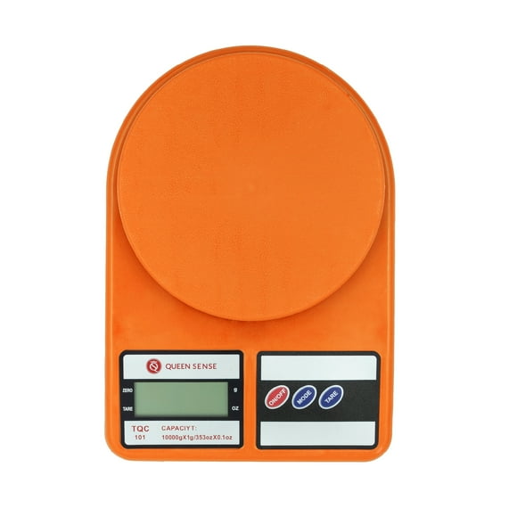 Báscula Digital Gramera 10kg Cocina Repostería Precisión Color Naranja