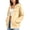 Beige, variant on Diufon Long Sleeve Hoodie Sweatshirts for Women Full Zip Fall Winter Thickened Warm Jackets Outerwear with pockets