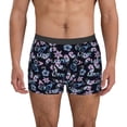 thumbnail image 2 of Goofa Love Butterflies Printed Men's Boxer Briefs Underwear, Moisture-Wicking Underwear, Trunk,Soft and Breathable Cotton Underwear-, 2 of 9