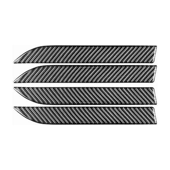 Carbon Fiber Door Handle Trim for Tesla Model X - Genuine Carbon Fiber, Enhanced Interior Styling, Perfect for Car Enthusiasts and Customizers
