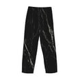 thumbnail image 5 of Disketp Black Marble Texture Abstract Men'S Pajama Pants - Ultra Soft Fleece Sleep And Lounge Pants (Size: S-Xxl), 5 of 9