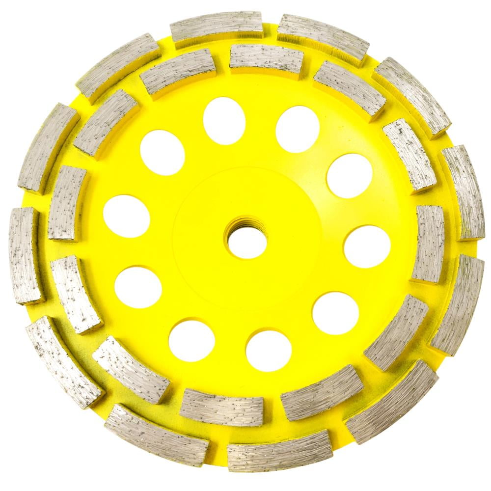 Stadea CWD204H Concrete Grinding Wheel 6 inch Double Row Diamond Cup Grinding Grinder Wheels Disc for Concrete Masonry Stone
