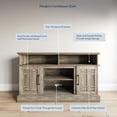 thumbnail image 3 of BELLEZE TV Stand Media Entertainment Center - Norrell (Ashland Pine), 3 of 7