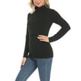thumbnail image 2 of Olyvenn Fashion Maternity Nursing Tops Long Sleeve Crewneck Lightweight Breastfeeding T Shirt Casual Soft Breathable Pregnant Blouse Black 4, 2 of 6