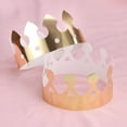 thumbnail image 5 of 10Pcs Fashion Ornament Celebration Party Hat Kids Aldult King Crowns Paper Crown Cap Prince Princess Hats Birthday Hat A, 5 of 8