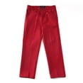 thumbnail image 3 of Visaccy 4 Piece Boys' Formal Suit Set with Vest Pants Dress Shirt and Tie Red 5Years, 3 of 5
