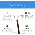 thumbnail image 4 of Shameless Pets Tooth Berry Blueberry Sticks Dental Dog Treats With Upcycled Ingredients, 4 of 9