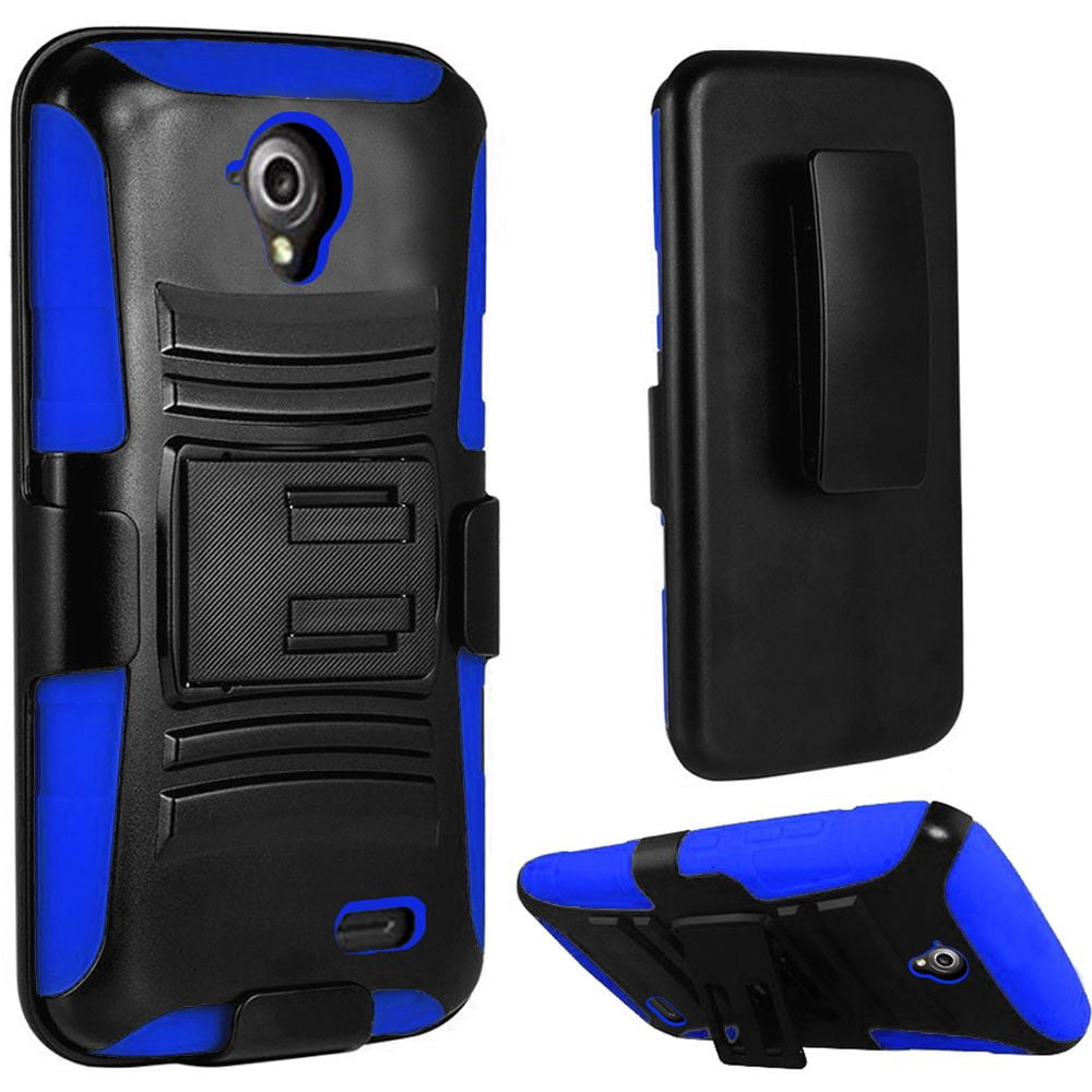 For ZTE Stratos Allstar LTE Z819C Z819L Z818L Hybrid Side Kickstand