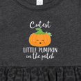 thumbnail image 4 of Inktastic Halloween Cutest Little Pumpkin in the Patch Girls Baby Dress, 4 of 5