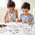 thumbnail image 5 of CIMAXIC Bingo Game Card with Unique Numbers for Fun Intellectual Development Play 60pcs Paper Assorted Color,6.1"X4.13"X0.04", 5 of 5