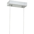 thumbnail image 3 of JONATHAN Y Draper 40" Dimmable Adjustable Integrated LED Metal Linear Pendant, Brushed Aluminum, 3 of 7