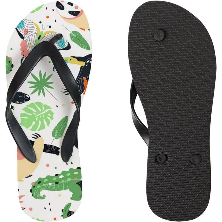 Sloth flip flops online