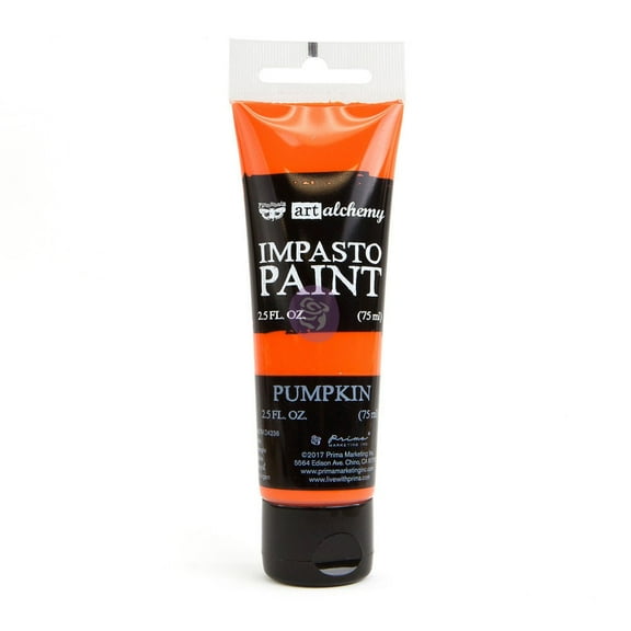 Prima Marketing Inc Art Alchemy - Impasto Paint - Pumpkin 2.5 Oz Upc 655350964542