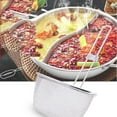 thumbnail image 1 of Stainless Steel Slotted Spoon, Kitchen Skimmer, Fine Mesh Strainer, Frying and Filtering Tool for Home Cooking, White, 1 of 7