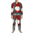 thumbnail image 4 of Kll Chillin With My Gonme Sleepwear Mens Flannel Pajamas,Long Cotton Pj Set, 4 of 9